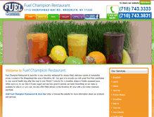 Tablet Screenshot of fuelchampion.com